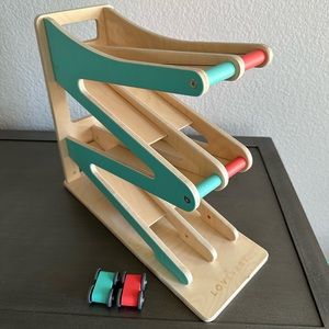 Lovevery Ramp and Chase Race Car Set